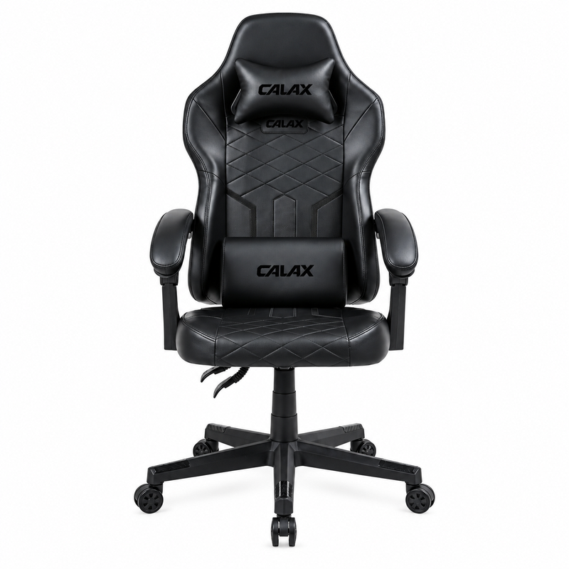 CALAX black ergonomic gaming chair with lumbar support